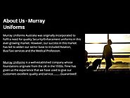 Healthcare Uniforms - www.murrayuniforms.com.au