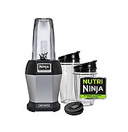 Nutri NINJA BL455 Professional 1000 watts Personal Blender Bonus Set with 3-Sip & Seal Single Serves & 75-Recipe Cook...