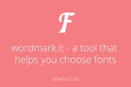 wordmark.it - helps you choose fonts!