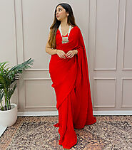 Pleated Saree