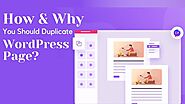 How & Why You Should Duplicate a WordPress Page?