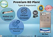 Premium Range of RO plant offer by Pearl Water