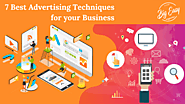7 Best Advertising Techniques for your Business