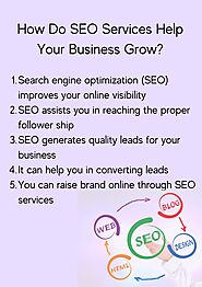 How Do SEO Services Help Your Business Grow?