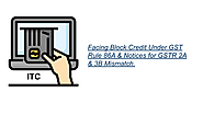 Facing Block Credit Under GST Rule 86A & Notices for GSTR 2A & 3B Mismatch