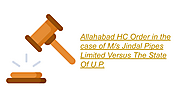 Allahabad HC Order in the case of M/s Jindal Pipes Limited Versus The State Of U.P.