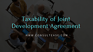 Taxability of Joint Development Agreement