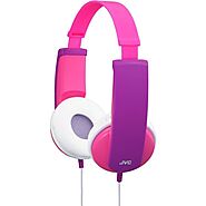 JVC HA-KD5-P Kids Headphones with Volume Limiter HAKD5 Pink | Annova.biz