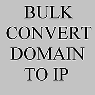 Website at https://goonnoo.com/bulk_domain_to_ip_converter