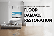 Types of Floods in Canada That Need Proper Flood Damage Restoration