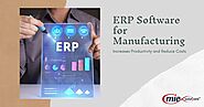 ERP Software for Manufacturing Increases Productivity And Reduce Costs