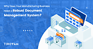 How a Document Management System can be Beneficial for Manufacturing Businesses?