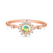 Wholesale Sterling Silver Opal Ring at Best Prices
