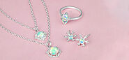 Buy Real Sterling Silver Opal Jewelry at Best price