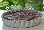 Chocolate avocado mousse tart - Sun Temple Food