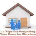 How should I prepare my home for showings?