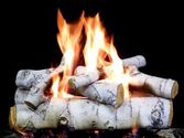 Perfect Gas Fireplace Logs - Birch