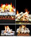 Toasty Gas Fireplace Logs - Birch