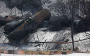 West Virginians start clean up after massive oil train derailment | Al Jazeera America