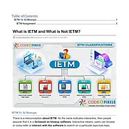 What is IETM and What is Not IETM | Pearltrees