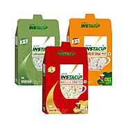 InstaCup 3-in-1 Instant Cardamon, Ginger & Masala Flavors Tea Premix Combo Packs