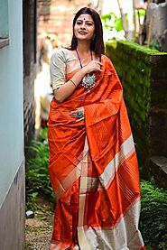 Best Collection Of Raw Silk Saree To Buy Online