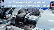 What type of pump is applied in a hydraulic system?
