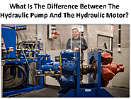 How do hydraulic pumps and motors differ from one another?