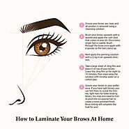 How to Laminate your Brows at Home