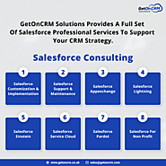 GetOnCRM Solutions provides a full set of Salesforce professional services to support your CRM strategy. Salesforce c...