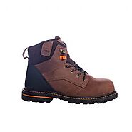 Hoss Carson 6" Non Waterproof Non Safety Brown Soft Toe Men's Boots | XLFeet | Xl Feet