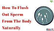 How to flush out sperm from the body naturally - 17 ways
