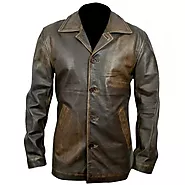 Supernatural Dean Winchester Distressed Brown Long Leather Coat for Men