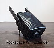 How do I set up my rock space WiFi extender?