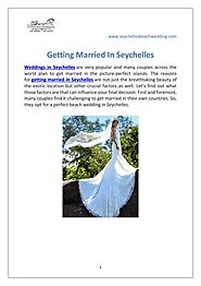 Getting Married In Seychelles