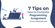 7 Tips on How to Complete Programming Assignment