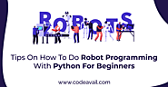 Best Tips On How To Do Robot Programming With Python For Beginners