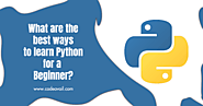 What are the best ways to learn Python for a Beginner?