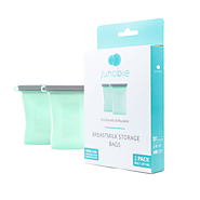 Junobie Reusable Silicone Breastmilk Storage Bags- 2pk (Mint) – SRC Health