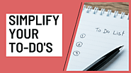 Improve Work Efficiency by Simplifying Your To-Do List