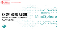 How does Siemens MindSphere work with its partners?