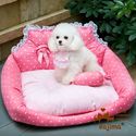 Cute Pink Dog Sofa Bed