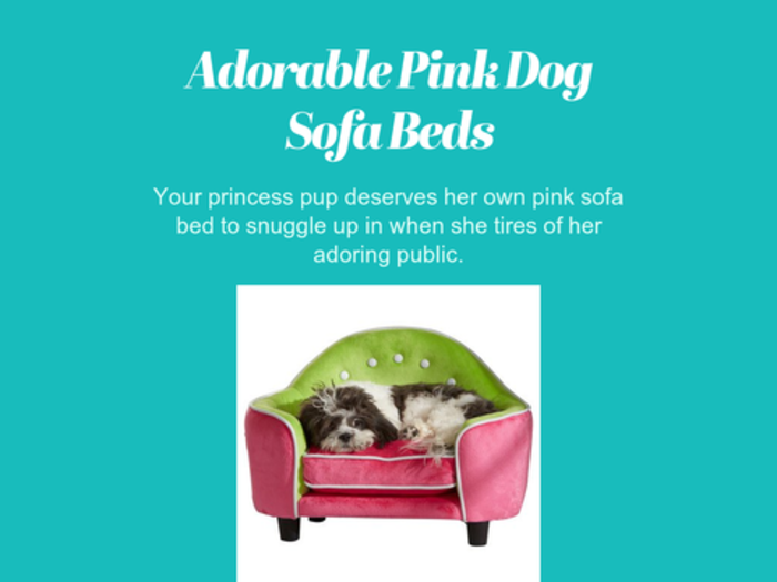 Sweet Pink Dog Sofa Beds A Listly List