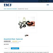 Website at https://www.im3vet.com.au/accessories-and-consumables/anaesthetic-mask-5-piece-set