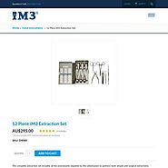 Website at https://www.im3vet.com.au/hand-instruments/12-piece-im3-extraction-set