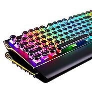RK ROYAL KLUDGE Typewriter Style Mechanical Gaming Keyboard