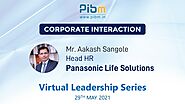 Mr. Aakash Sangole - Head HR at Panasonic Life Solutions | Corporate Interaction | PIBM Pune