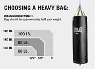 What's a good weight for a punching bag?