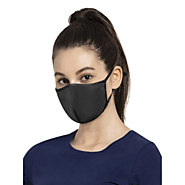 Jockey Black Unisex Face Mask Pack of 2 - FM02-BLACK