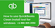 QuickBooks Clean Install Tool for Windows @1-888-905-3553